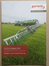 KOTTE GARANT  Pumptankwagen Güllefässer Güllewagen Prospekt Traktor Schlepper