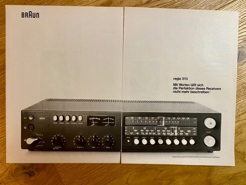 1974 braun audio regie 510 - regie,