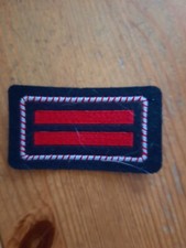 altes Aufnäher Dienstgradabzeichen Feuerwehr NRW Oberbrandmeister (z)