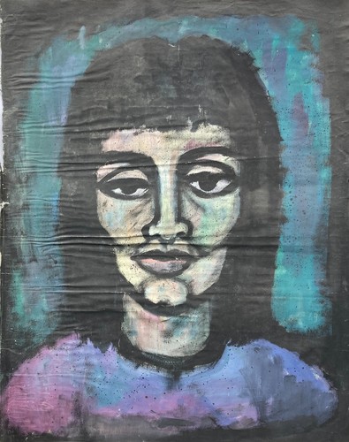 Aquarell porträt einer frau - porträt,