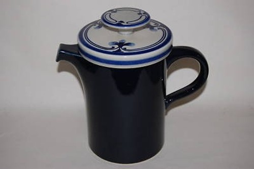 Kaffeekanne siena blaumalerei - kaffeekanne,
