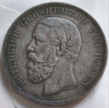 27f baden mark 1876 g - 5,