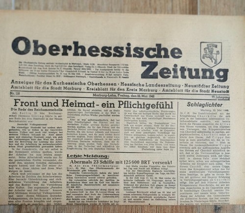 Oberhessische zeitung marburg - oberhessische,