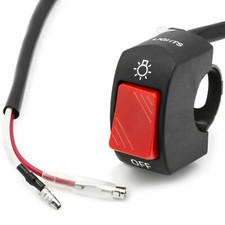 Motorrad Roller Lenker Lenk Stange Scheinwerfer Ein Aus Licht Schalter 6V 12V