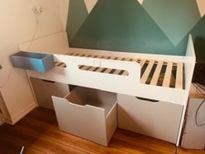 Kinderbett mit Aufbewahrungsschubladen von Verbaudet Länge 1,94B x96,5x H 94,0 