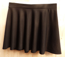 26049.  Kurzer Rock  Gummizug  schwarz     Gr. 2XL