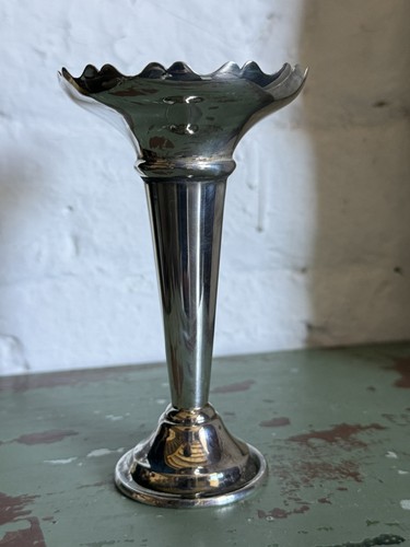 Vintage versilberte vase - vintage,