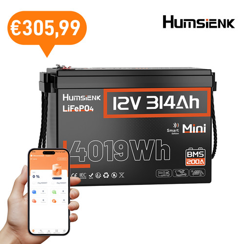 Lithium batterie 12v - 12v, 314ah