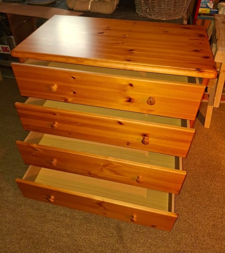 Holzkommode holzschrank mit - holzkommode, /