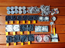 Zinguss Konvolut - Zingussformen, Zinnbarren, Zinnfiguren etc.
