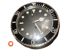 Neue Hochwertige Stylische Wanduhr, RLX Submariner Stil 40cm Edelstahl OVP