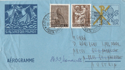Aerogramm 79 verschickt - 20.10.79,