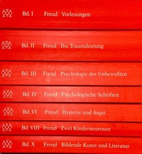 Sigmund Freud - Studienausgabe - Fischer-Taschenbuch - 7 von 10 Bänden