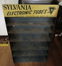 Vintage Sylvania Tube Shelf