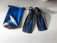 TECHNISUB AQUA LUNG Taucherflossen, schwarz-blau, Größe  small, gut erhalten!