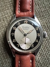 Vintage Cortebert Spirofix Sport Armbanduhr Stahl Cal. 677 - 33 mm ca. 1958