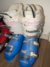 Lange Skischuhe für Kinder 12 - 14 Jahre Mädchen Und Jungs (verstellbar)