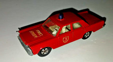 Matchbox © Superfast Ford Galaxie Fire Chief Car  1970 MB59-A   Lesney