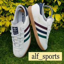 ❤️Neu mit Karton & Original Adidas Originals® Stadt Turnschuhe in Kreideweiß UK Größe 9,5