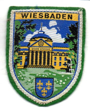 Alter Stoffaufnäher / Wappen / Stoffabzeichen WIESBADEN