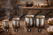 Türkische Cezve Edelstahl