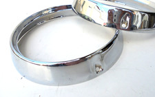 1x Hauptscheinwerfer Chrom Zierring Scheinwerfer VW Karmann Ghia Typ 34, Nachbau