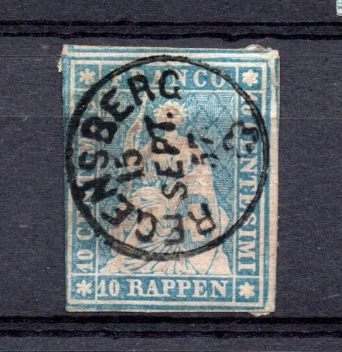 Schweiz 1854 freimarke - schweiz,