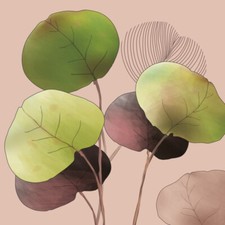 BLÄTTER GRÜN & BRAUN / 3