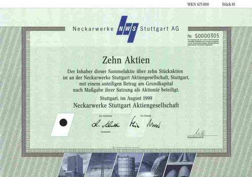 Neckarwerke nws 1999 - neckarwerke, ag