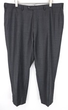 Suitsupply Brescia Herren Hose UK44S Grau Schmal Wolle Haihaut Mischung Stil