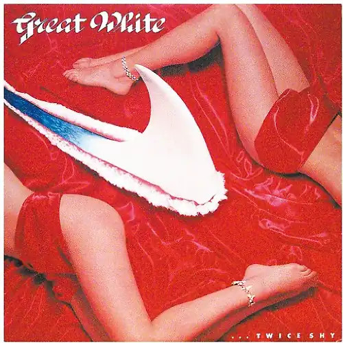 Great white twice - white, shy