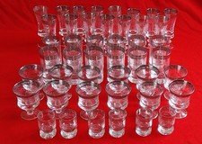 Bleikristallgläser mit