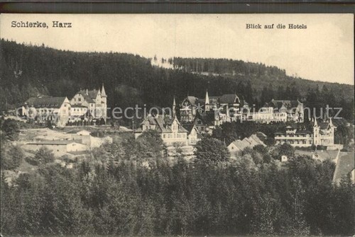 Schierke harz blick auf hotels - harz,