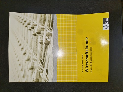 Wirtschaftskunde arbeitsheft - wirtschaftskunde,