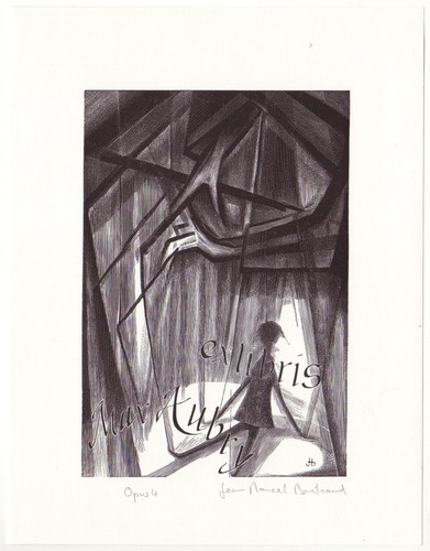 Jean marcel bertrand exlibris - bertrand:,