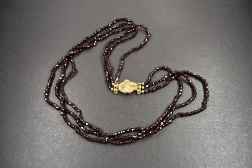 Biedermeier granatkette - biedermeier,