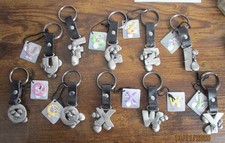 Diddl 10x Schlüsselanhänger Buchstabe - Metall/Leder incl. Preisschild NEU