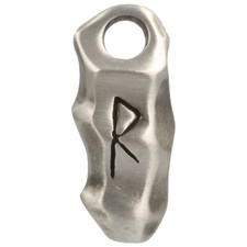 Anhänger Rune "RAD" - Wagenrad / "RAIDHO" - Rad des Lebens -