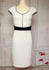 Weißes H&M Business Midi