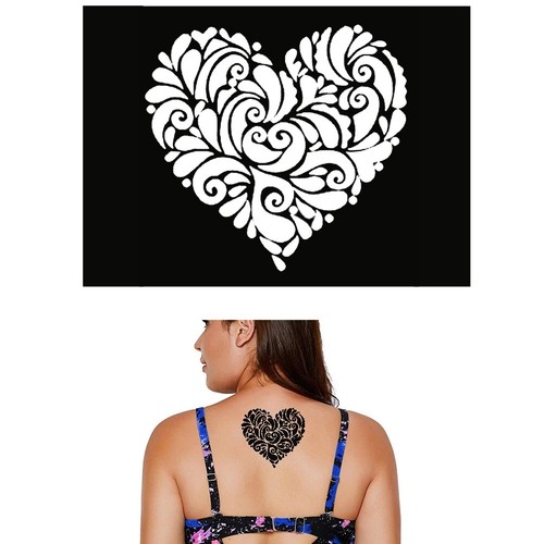 Henna tattoo schablone - tattoo,