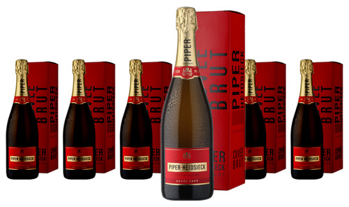 Piper heidsieck champagner - 6, x