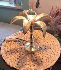 Tischlampe Messing Massiv 70er