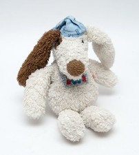 Käthe Kruse Hund Tiramisu Frottee weiß Mütze Kuscheltier Stofftier