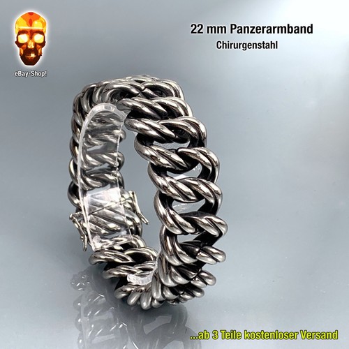 Panzerarmband massiv - mm,