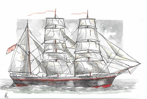 Original bild aquarell - original,