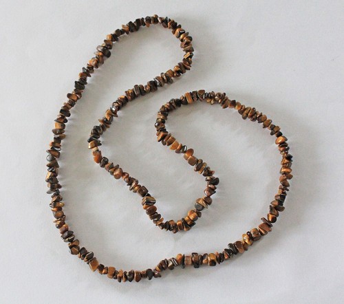 Halskette aus tigerauge - halskette,