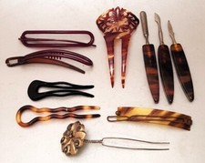 Antiker Haarschmuck  Bein und