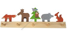 Kinder-Garderobe Waldtiere