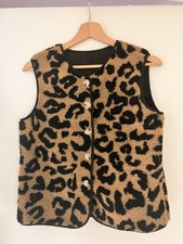 Weste Leopardenmuster Größe