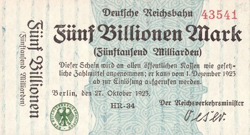 Billionen mark deutsche - 5,